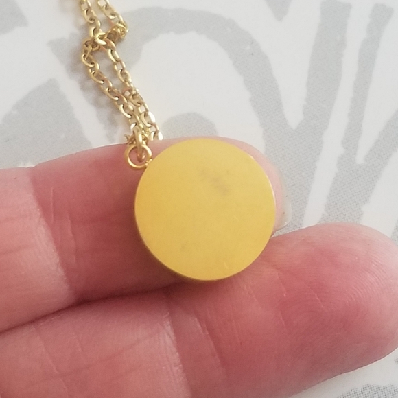 Dior Gold Zip Pull Pendant Charm Added To A New Stainless Chain Necklace - Picture 6 of 8